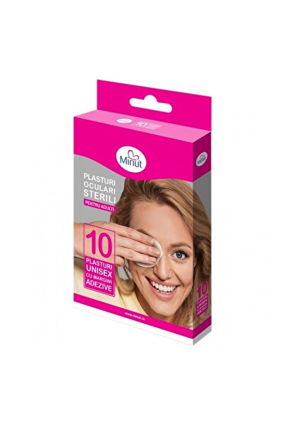 Minut Plasturi oculari sterili Minut, pentru adulti, 10buc