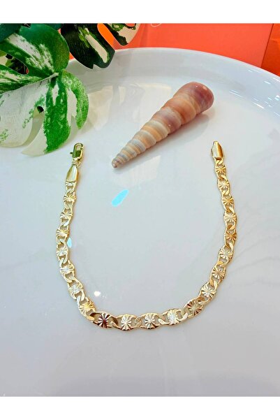 14 K ALTIN KAPLAMA BİLEKLİK ( BOY 20 CM )