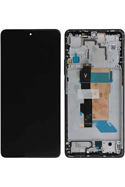Xiaomi Οθόνη με μηχανισμό αφής και πλαίσιο για Poco F5 5G (Μαύρο) Κωδικός: 56...