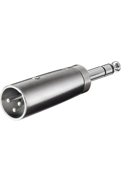 goobay Μετατροπέας αρσενικό 6.3mm σε αρσενικό XLR Ασημί 1 τεμάχιο 27515