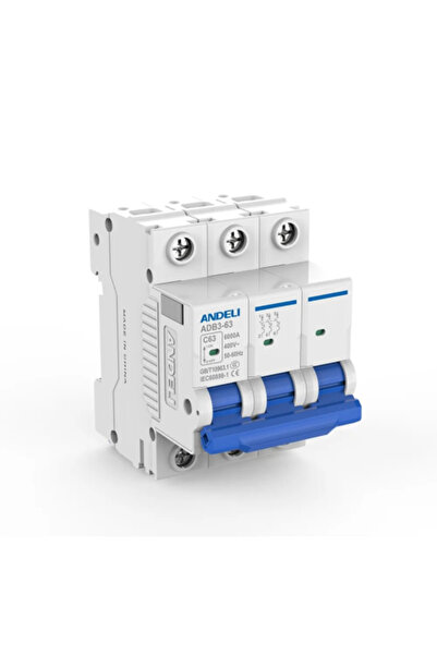 ANDELI Three Phase 63Amp European Electric Bolt Rail Terminal Block - Andly