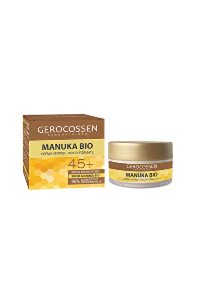 GEROCOSSEN Crema Antirid Riduri Formate 45+ Manuka Bio 50ml