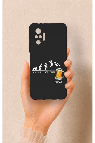 Vip Case Redmi Note 10 Pro Compatible Fun Day Friday Patterned Silicone Case