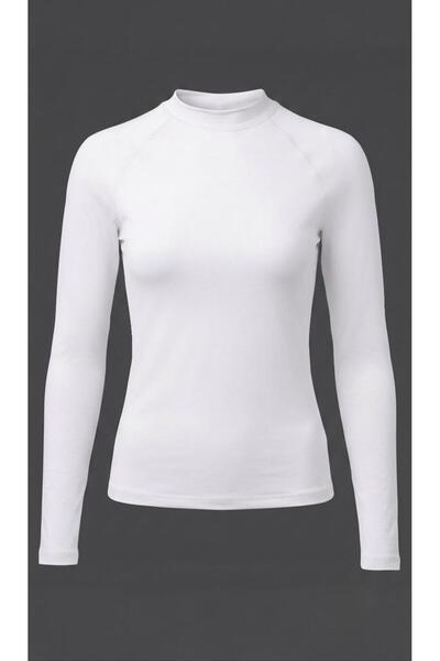 Donnita Women's Long Sleeve Swimwear Swimmer Top - Sun Uv Protective Rash Guard
