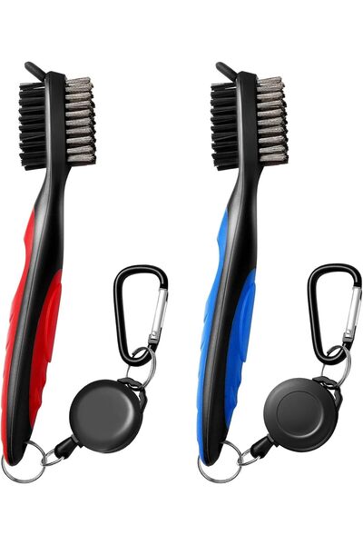 Arabest Golf Club Brush,3-in-1 Groove Cleaner with Retractable Zip-line,Alumi...