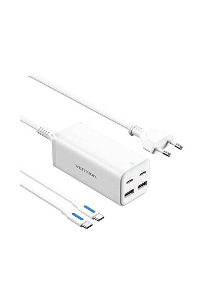 Vention Alimentator retea Vention, 2 x USB-C (100W/100W), 2 x USB-A (18W/18W)...