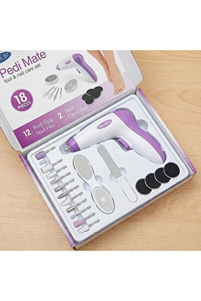OEM Set de manichiură și pedichiură Pedi Mate - 18 Accesorii Interschimbabile...