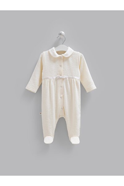 Caramell Beti Premium Girls' Jumpsuit Beige