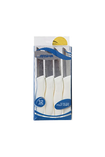 Arshia 12-Piece Stainless Steel Fruit Knife Set – 71 mm | Compact & Portable