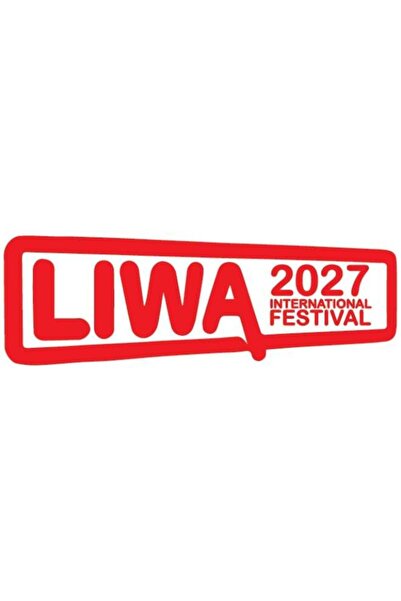 kipfy Acnor Liwa 2027 International Festival Car Sticker, 29x10 cm, Red
