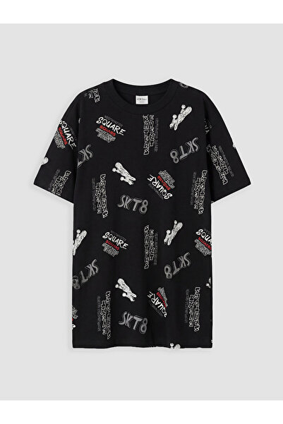 LC Waikiki Crew neck printed boys' t-shirt