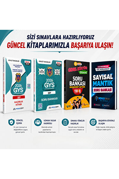 MemurSınav CTE ŞEF GYS 4'LÜ SET