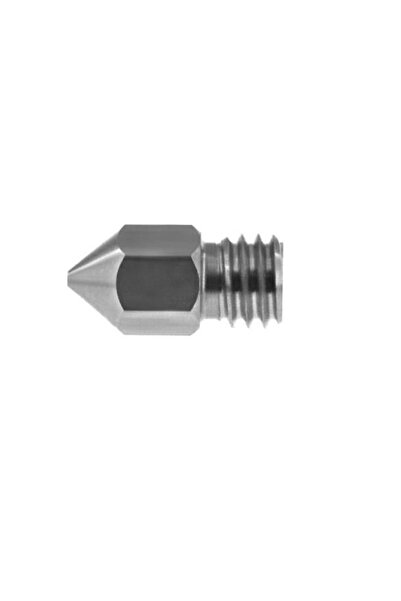 Genel Markalar Creality Ender 3 ve CR-10 Uyumlu Paslanmaz Çelik MK8 Nozzle 0.8mm - M6 Dişli (1 Adet)