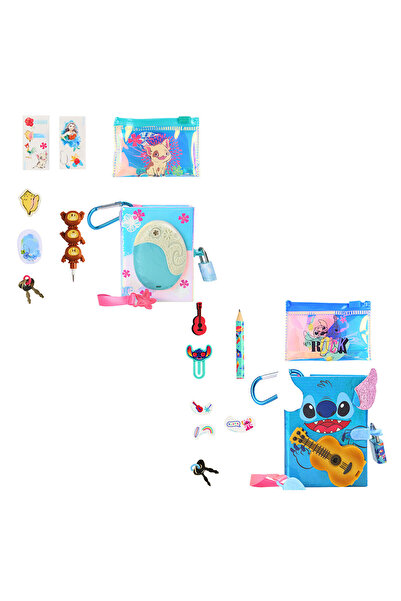 FABBA TOYS RET19000 دفتر ملاحظات صغير قابل للقفل من ديزني مع ملحقات مفاجئة وم...