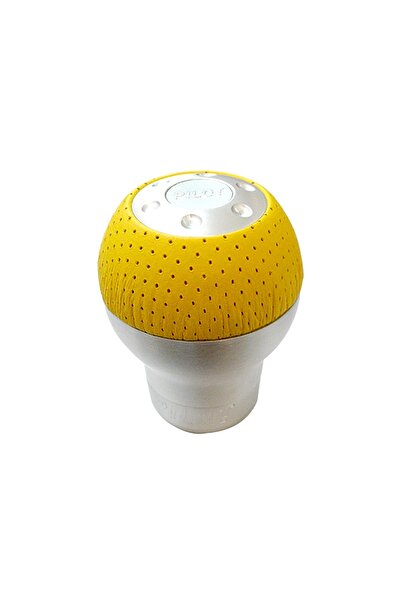 Lampa ΚΟΥΜΠΙ ΛΕΒΙΕ ΤΑΧΥΤΗΤΩΝ GT ΑΛΟΥΜΙΝΙΟΥ/ΚΙΤΡΙΝΟ ΔΕΡΜΑ - 1 ΤΕΜ.