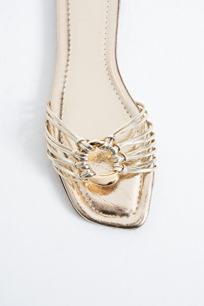DUXAL SHOES Γυναικείες πλακέ παντόφλες Devon με λεπτά λουράκια και λεπτομέρει...