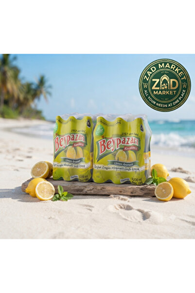 Beypazarı Bibazari Natural Sparkling Mineral Water with Lemon Flavor (24X 200...