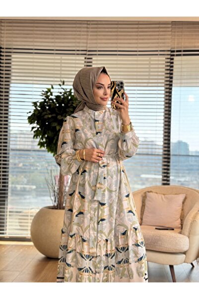 Lamazi Veil 2041 Riwer Dress Çağla