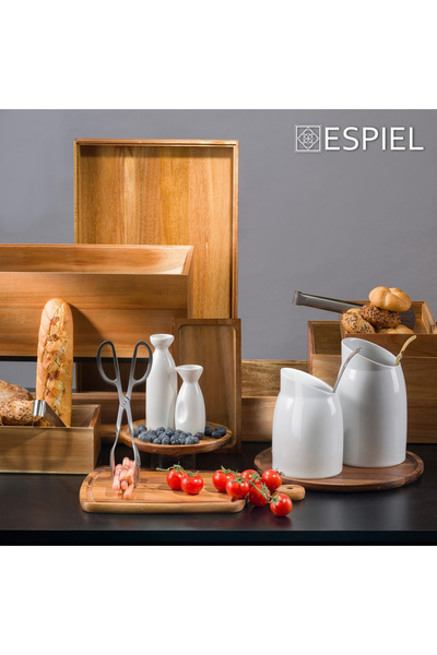 ESPIEL Επιτραπέζια Ξύλινη Βάση 32.5 x 17.6 x 8.5 εκ.