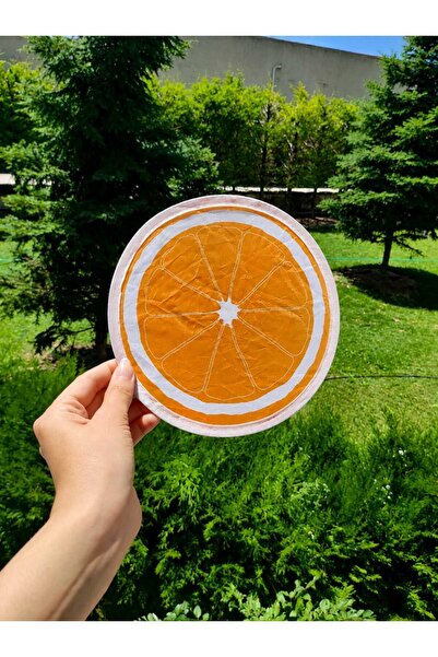 HARWELL Yuvarlak Katlanabilir Yelpaze/Çantalı Kore Yelpazesi-20cm