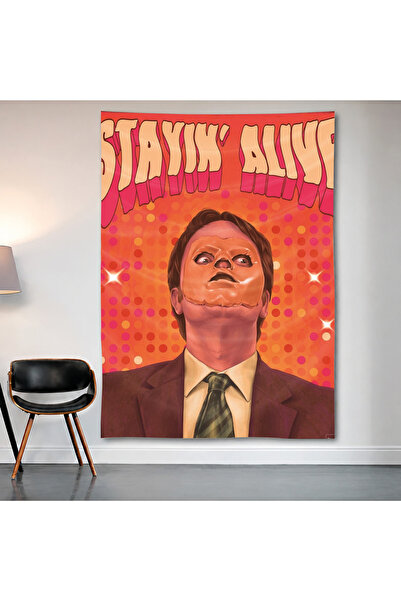 Geek Cultcha Dwight Schrute the Office Wall Covering Wall Tapestry First Qual...