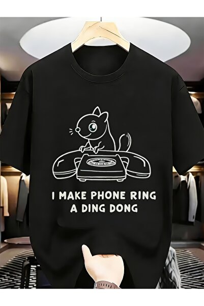 NOURAM Adorable Mouse I Make Phone Ring Funny Unique Comfort Cotton Men Tees ...