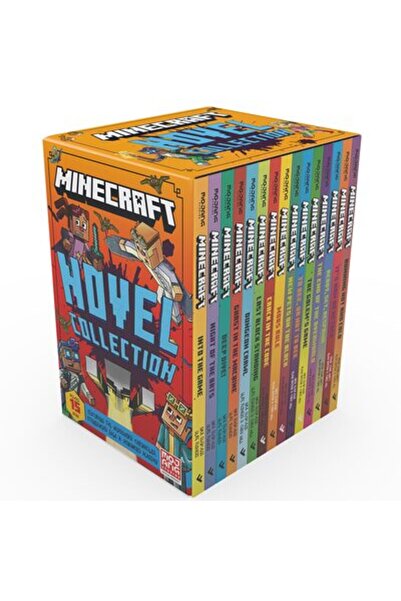 Harper Collins Minecraft 15 Book Fiction Set