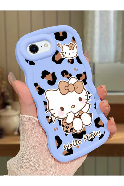 Hontinga iPhone 8 Compatible Case Camera Protector Blue Silicone Couple Phone...