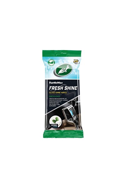 Turtle Wax Servetele luciu interior Fresh Shine Gloss pentru curatarea plasti...