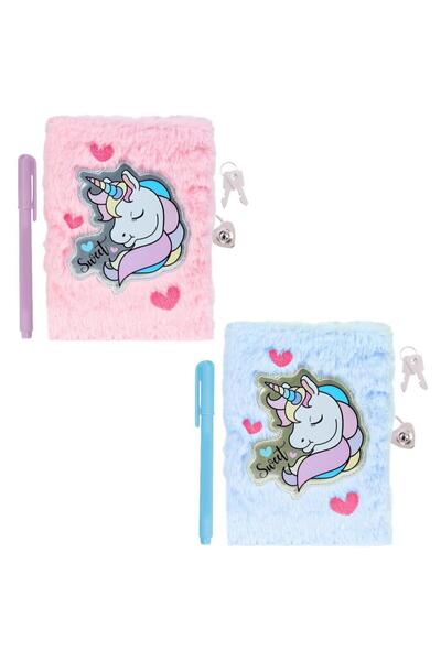 Trifox Agenda plusz unicorn cu lacat si pix multicolor 0x17x23cm