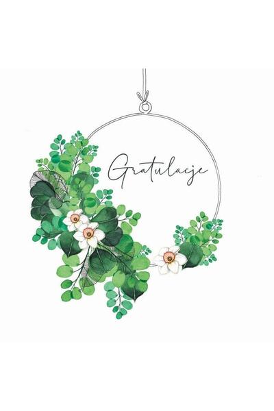 Clear Creations Felicitare cu cristal Swarovski multicolor 15.6x15.8cm