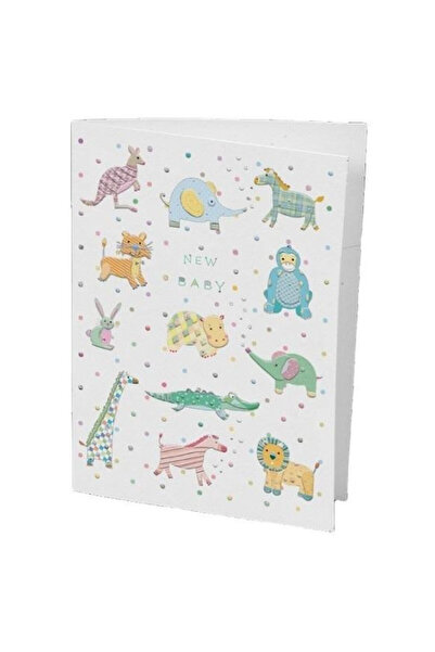 Turnowsky Karnet B6 Narodziny Maskotki, aurit cu folie, cu plic inclus, desig...