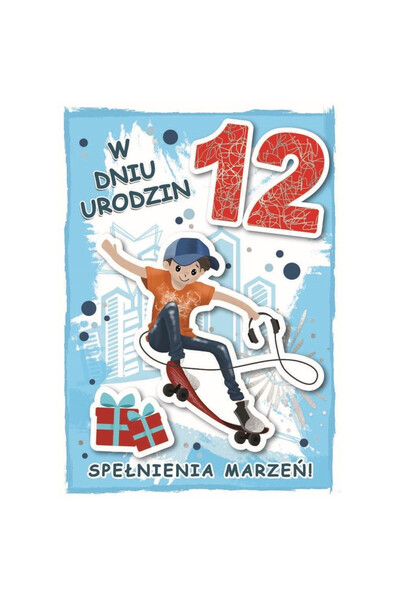 Armin Style Felicitare/karnet de ziua de nastere B6, cu detalii aurii si elem...