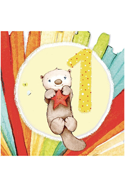 Clear Creations Felicitare aniversare CL4201_PO pentru 1 an, cu plic, ilustra...