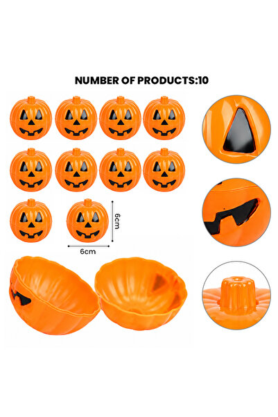 TAPIT Mini Openable Pumpkin Candy Box, Trick Or Treat Halloween Container, Su...