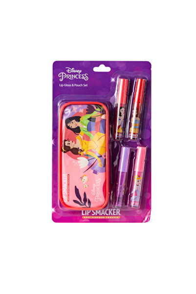 Lip Smacker Princess Lip Gloss & Pouch Set