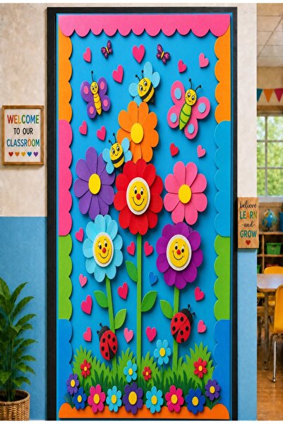 PROMISEBACKDROP2 190X75Cm Elastic Door Decoration, Fabric Door Dressing, Bee ...