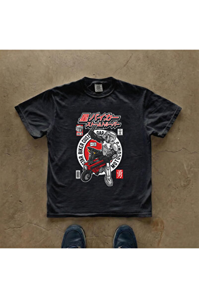 Grafftee Clothing Motocompo Printed Unisex Oversize T-Shirt