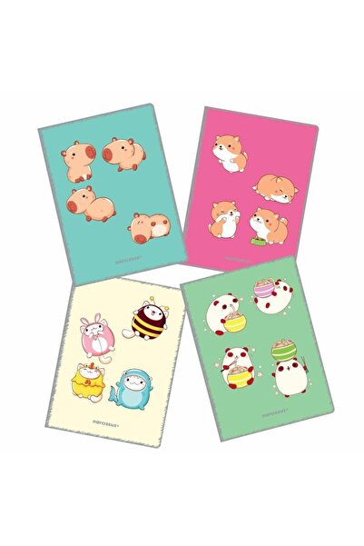 narcissus Set caiete scolare A4 60 file multicolor 4 buc