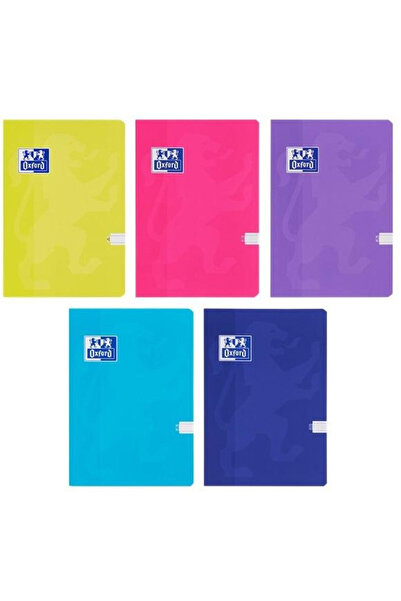 Oxford Caiet A4 Soft Touch, 32 file, in linie, multicolor, 10 buc.