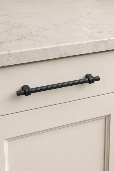 Damla Sare Modal Furniture Knob 192 mm – Black