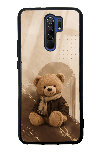 Spoyi حافظة هاتف لامعة بتصميم تيدي مريح لهاتف Xiaomi Redmi 9