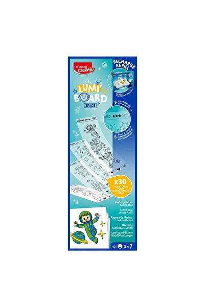 Maped Figurina Creativ LumiBoard set 30 foi multicolor cosmos