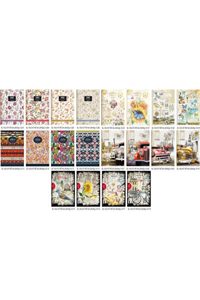 Fresh Caiet decorativ 145x197 mm, 64 pagini, liniat, modele asortate