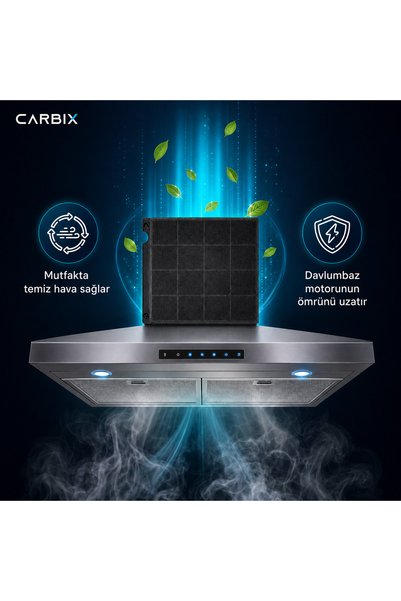 CARBIX Type15 Elica Electrolux AEG Zanussi Uyumlu Tekli Aktif Karbon Davlumbaz Filtresi