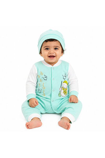 Generic Cotton Baby Romper Jumpsuit with Hat 1 Year Old Infant Romper