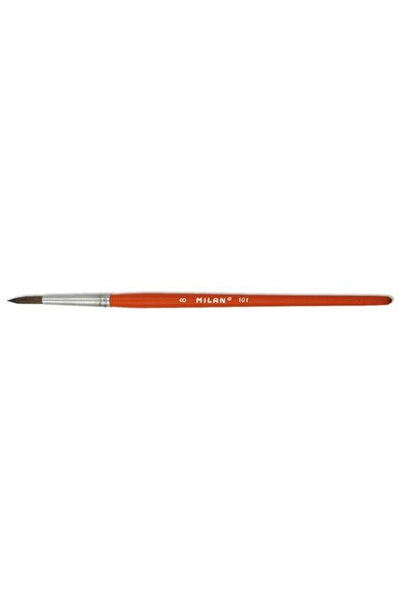 Milan Set 6 pensule rotunde seria 121, par cal, multicolor
