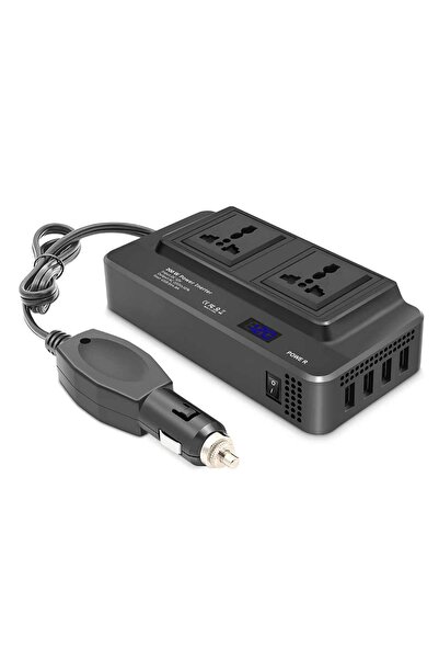 No Brade 220V Power Inverter for Car with Led Display 200W Car Power Converte...