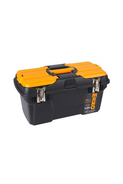 MANO MG-19 Toolbox with Metal Latch 19" â€“ 263mm x 494mm x 250mm, Plastic To...