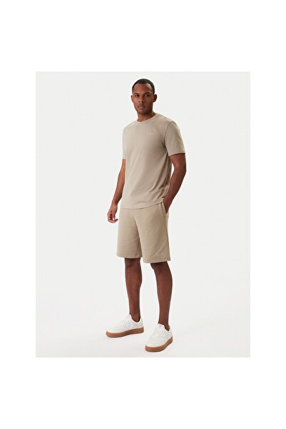 Guess Ανδρικό Αθλητικό Σορτς Z6RD06KAIJ1 Μπεζ